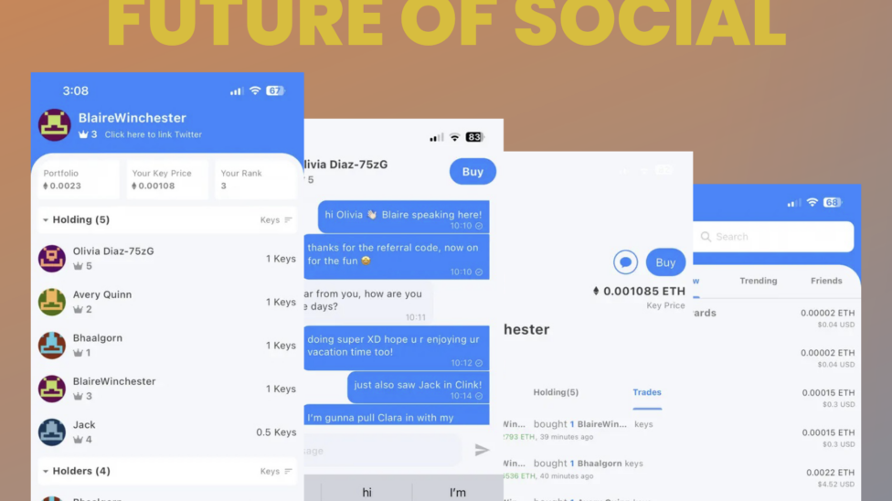Clink - future of social app